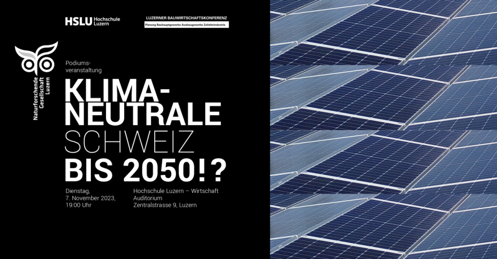 Klimaneutrale Schweiz bis 2050